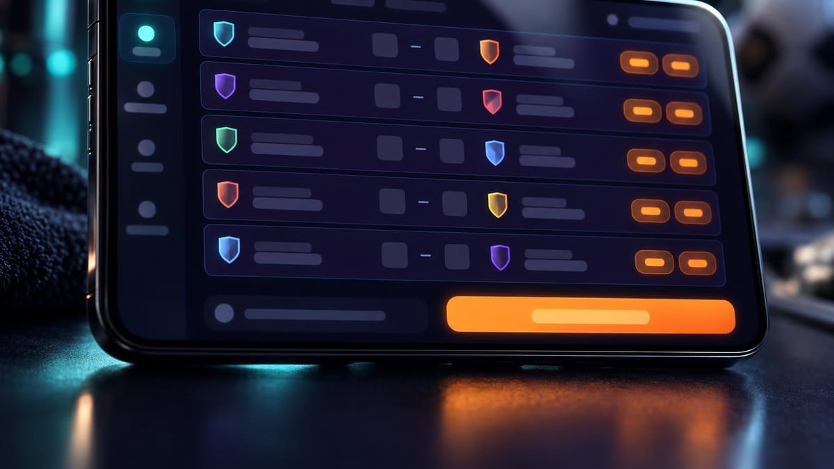 Tela de apostas esportivas da Betão com mercados de futebol e odds ao vivo